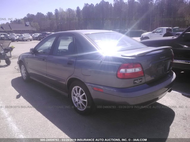 YV1VS29531F705751 - 2001 VOLVO S40 1.9T GRAY photo 3