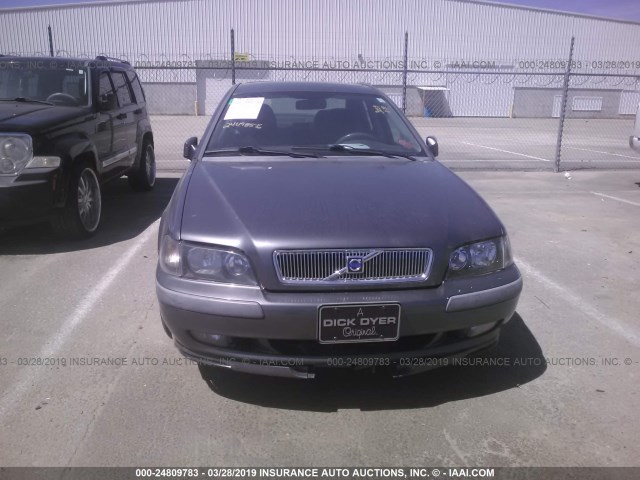 YV1VS29531F705751 - 2001 VOLVO S40 1.9T GRAY photo 6