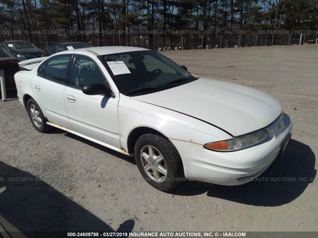 1G3NL52F24C200930 - 2004 OLDSMOBILE ALERO GL WHITE photo 1