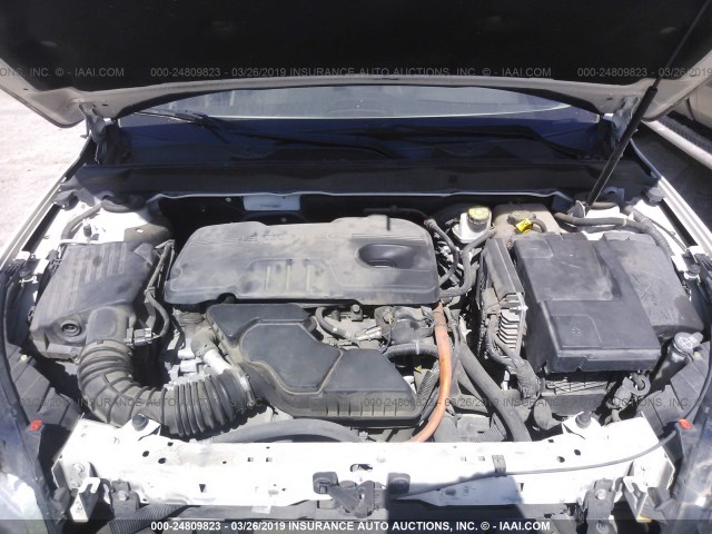 1G11D5RRXDF110248 - 2013 CHEVROLET MALIBU 1LT 白色 照片 10