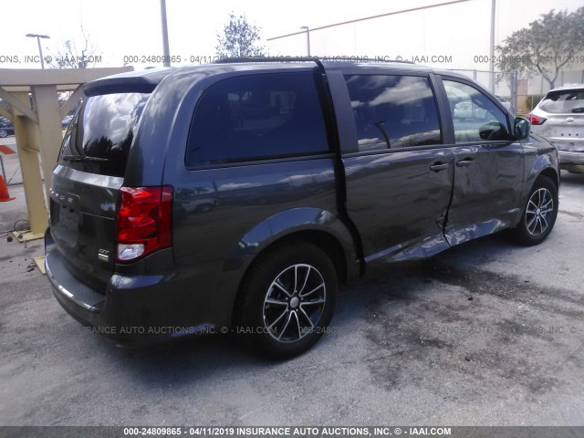 2C4RDGEG1KR606426 - 2019 DODGE GRAND CARAVAN  GRAY photo 4