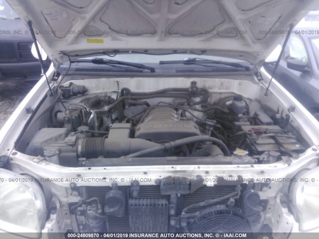 5TDBT48A23S167305 - 2003 TOYOTA SEQUOIA LIMITED WHITE photo 10