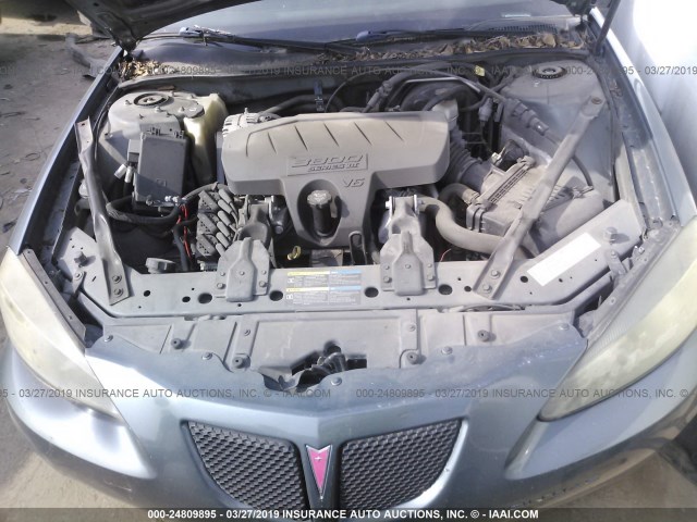 2G2WP552761300522 - 2006 PONTIAC GRAND PRIX BLUE photo 10