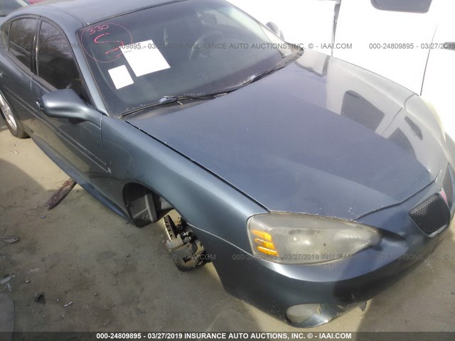 2G2WP552761300522 - 2006 PONTIAC GRAND PRIX BLUE photo 6