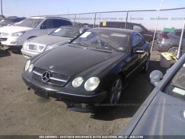 WDBPJ75J04A041037 - 2004 MERCEDES-BENZ CL 500 BLACK photo 2