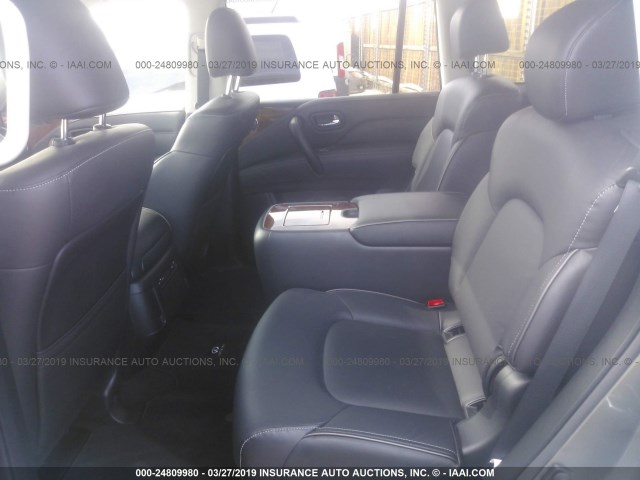 JN8AZ2NE8K9226817 - 2019 INFINITI QX80 LUXE/LIMITED GRAY photo 8