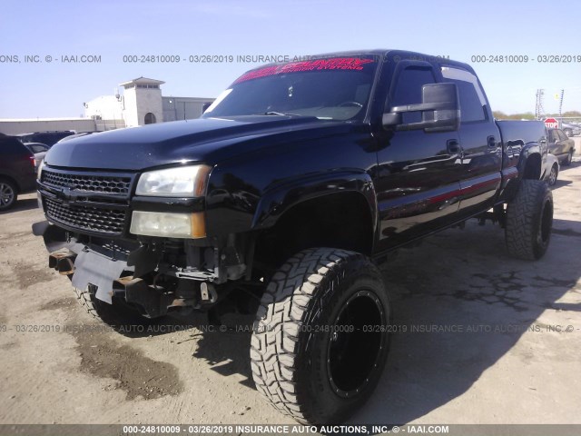 1GCGK13U93F240940 - 2003 CHEVROLET SILVERADO K1500 HEAVY DUTY BLACK photo 2