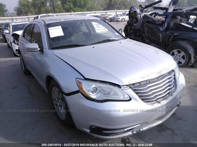 1C3CCBAB1CN292186 - 2012 CHRYSLER 200 LX SILVER photo 1