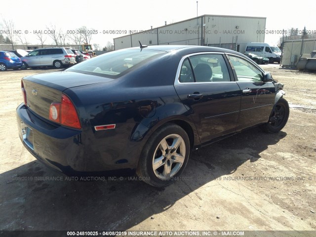 1G1ZB5EB0AF223770 - 2010 CHEVROLET MALIBU LS BLUE photo 4