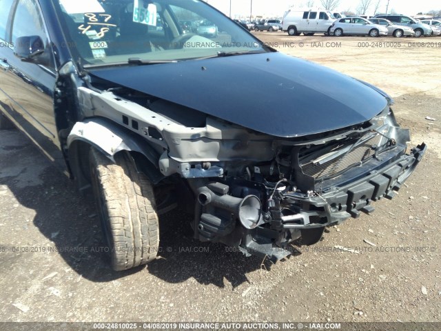 1G1ZB5EB0AF223770 - 2010 CHEVROLET MALIBU LS BLUE photo 6