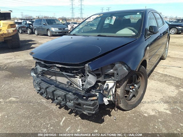 1G1ZB5EB0AF223770 - 2010 CHEVROLET MALIBU LS BLUE photo 7