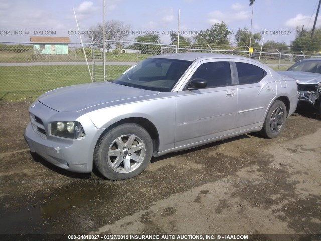 2B3KA43R46H532591 - 2006 DODGE CHARGER SE/SXT SILVER photo 2