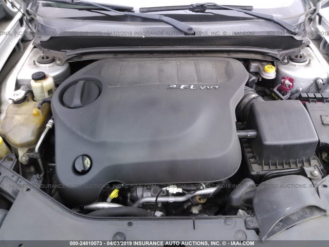 1B3BD1FG2BN510400 - 2011 DODGE AVENGER MAINSTREET SILVER photo 10