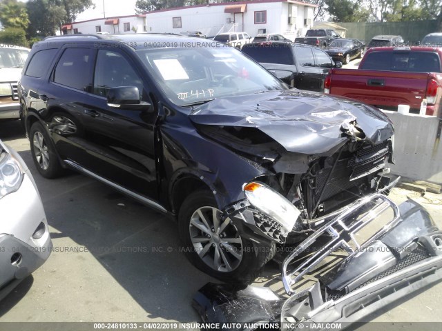 1C4RDHDG0FC906884 - 2015 DODGE DURANGO LIMITED BLACK photo 1