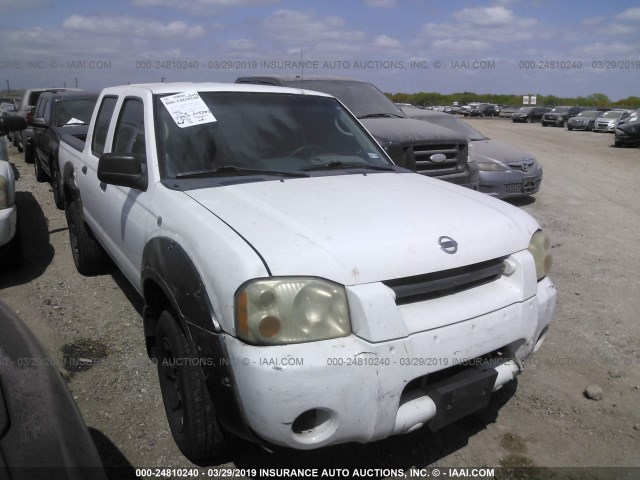 1N6ED27T54C424300 - 2004 NISSAN FRONTIER CREW CAB XE V6 WHITE photo 1