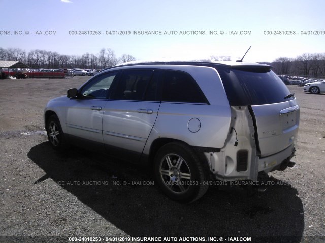 2A8GM68X67R163333 - 2007 CHRYSLER PACIFICA TOURING SILVER photo 3