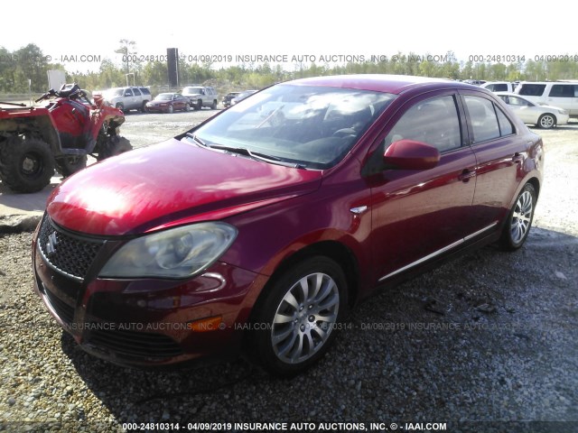 JS2RE9A30D6100243 - 2013 SUZUKI KIZASHI SE RED photo 2