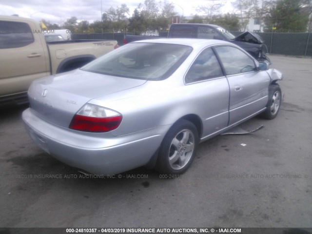 19UYA42423A001710 - 2003 ACURA 3.2CL SILVER photo 4