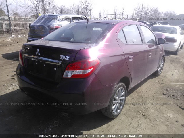 ML32F3FJ7JHF14039 - 2018 MITSUBISHI MIRAGE G4 ES Qırmızı foto 4