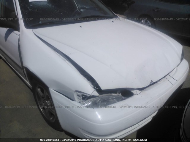 2T1BR12E0WC012645 - 1998 TOYOTA COROLLA VE/CE/LE 白色 照片 6