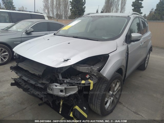 1FMCU0JX9GUA39973 - 2016 FORD ESCAPE TITANIUM SILVER photo 2