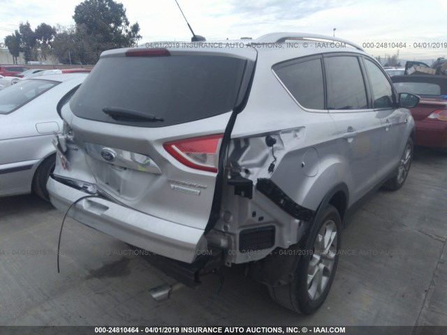 1FMCU0JX9GUA39973 - 2016 FORD ESCAPE TITANIUM SILVER photo 4