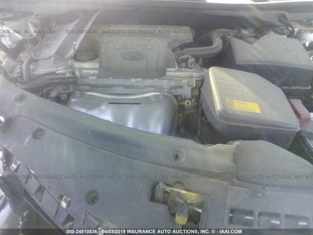 4T1BF1FK7DU641033 - 2013 TOYOTA CAMRY L/SE/LE/XLE 银色 照片 10