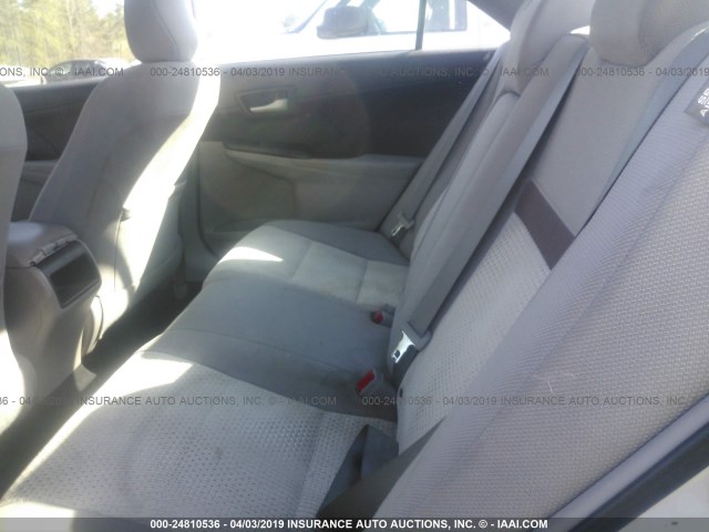 4T1BF1FK7DU641033 - 2013 TOYOTA CAMRY L/SE/LE/XLE 银色 照片 8