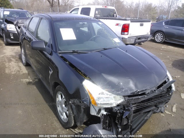 1FAHP35N88W165264 - 2008 FORD FOCUS SE/SEL/SES BLACK photo 1