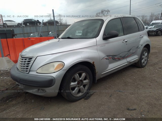 3C8FY68B42T326707 - 2002 CHRYSLER PT CRUISER LIMITED/DREAM CRUISER SILVER photo 2