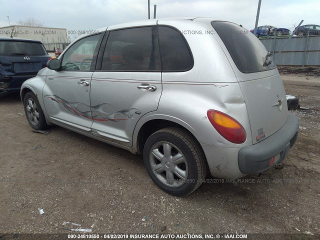 3C8FY68B42T326707 - 2002 CHRYSLER PT CRUISER LIMITED/DREAM CRUISER SILVER photo 3