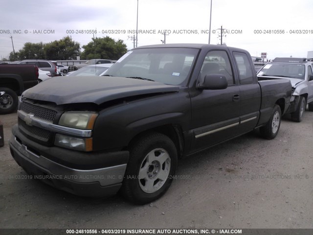 2GCEC19T351319114 - 2005 CHEVROLET SILVERADO C1500 GRAY photo 2