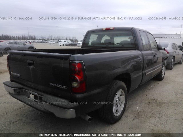 2GCEC19T351319114 - 2005 CHEVROLET SILVERADO C1500 GRAY photo 4