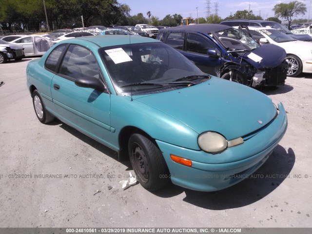 1B3ES42C7WD543296 - 1998 DODGE NEON HIGHLINE/SPORT/LE GREEN photo 1