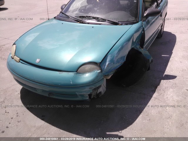 1B3ES42C7WD543296 - 1998 DODGE NEON HIGHLINE/SPORT/LE GREEN photo 6