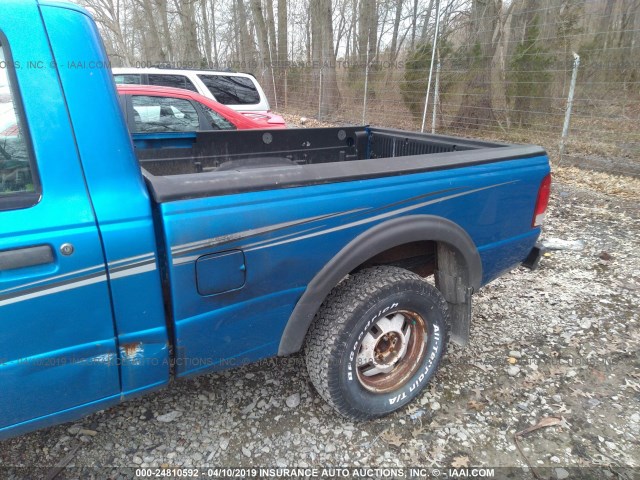 1FTYR11V5YPB38855 - 2000 FORD RANGER BLUE photo 8