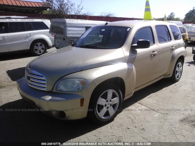 3GNDA13D88S519537 - 2008 CHEVROLET HHR LS Dorado foto 2