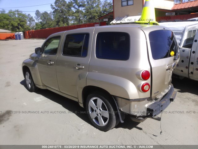 3GNDA13D88S519537 - 2008 CHEVROLET HHR LS Dorado foto 3