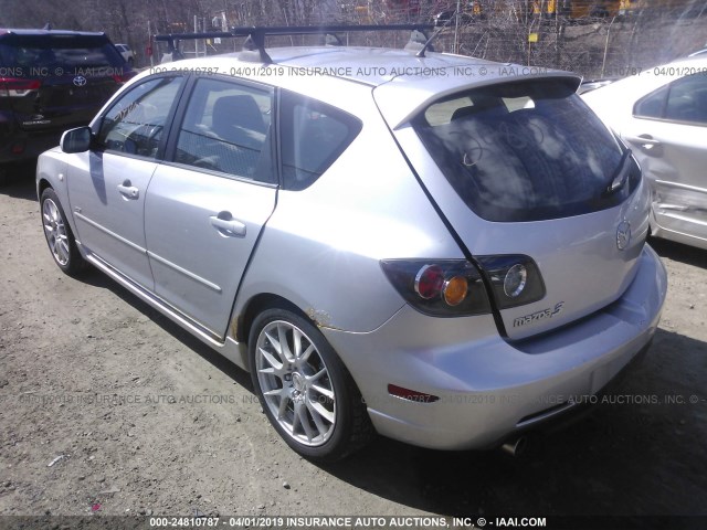 JM1BK144861488316 - 2006 MAZDA 3 HATCHBACK SILVER photo 3