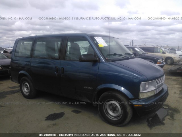 1GNDM19WXYB190125 - 2000 CHEVROLET ASTRO BLUE photo 1