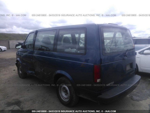 1GNDM19WXYB190125 - 2000 CHEVROLET ASTRO BLUE photo 3