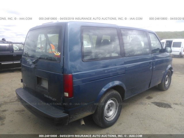 1GNDM19WXYB190125 - 2000 CHEVROLET ASTRO BLUE photo 4