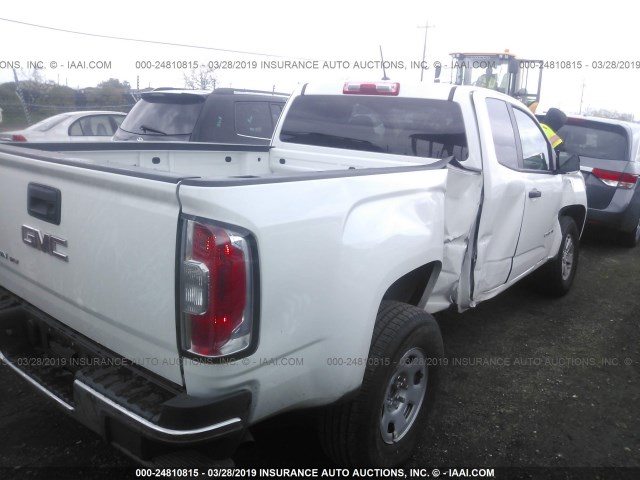 1GTH5BEN6J1206309 - 2018 GMC CANYON WHITE photo 4