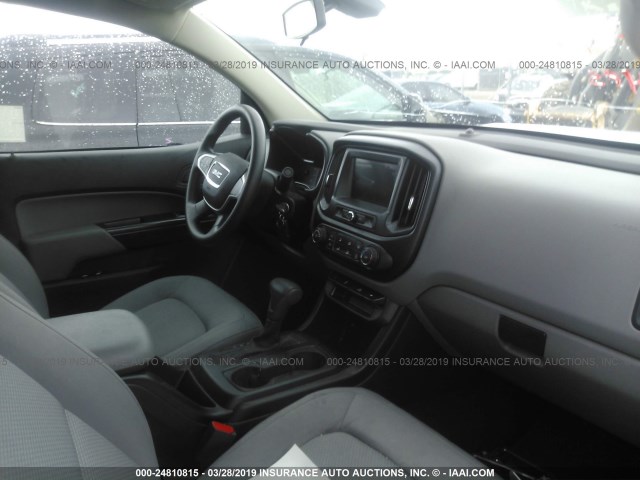 1GTH5BEN6J1206309 - 2018 GMC CANYON WHITE photo 5
