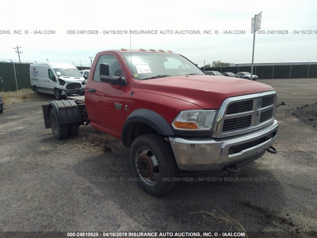 3C7WDNAL5CG134106 - 2012 DODGE RAM 5500 ST/SLT RED photo 1