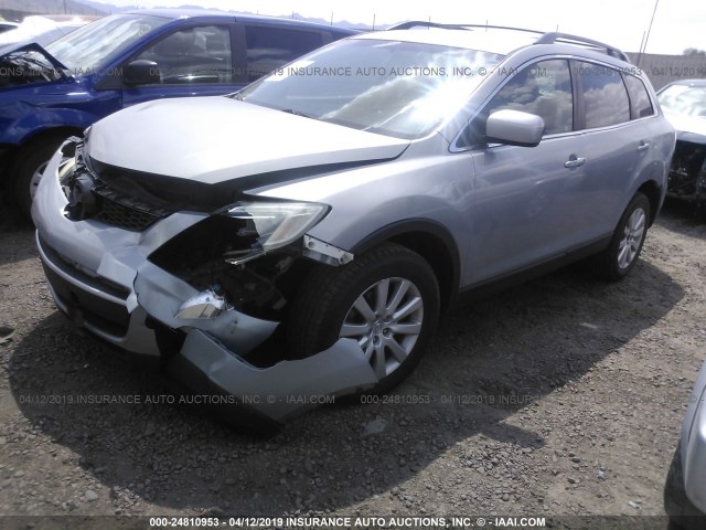 JM3TB28A780133261 - 2008 MAZDA CX-9 GRAY photo 2