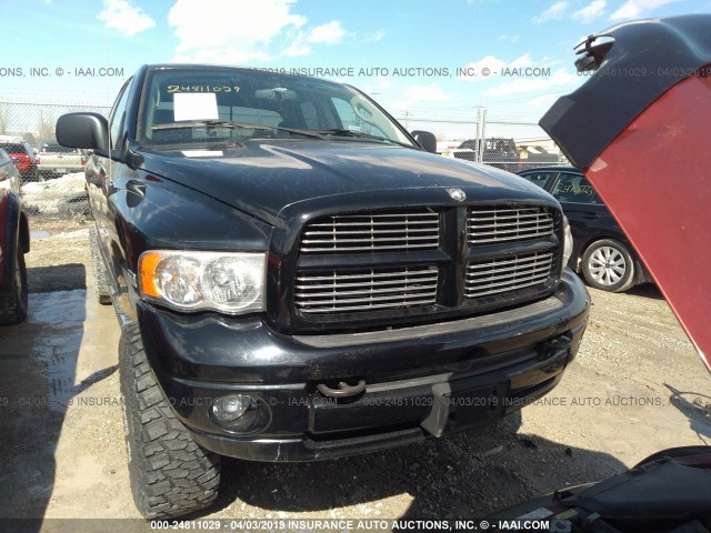 3D7KS28D95G798982 - 2005 DODGE RAM 2500 ST/SLT BLACK photo 6