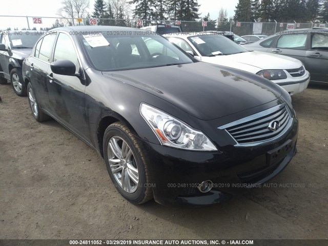 JN1CV6AR3DM768538 - 2013 INFINITI G37 BLACK photo 1