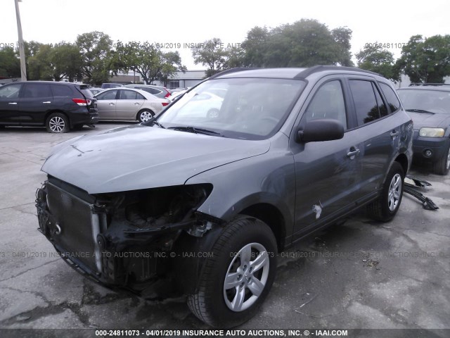 5NMSG13D59H278706 - 2009 HYUNDAI SANTA FE GLS GRAY photo 2