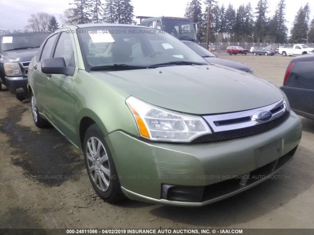 1FAHP34N28W163186 - 2008 FORD FOCUS S/SE GREEN photo 1